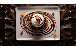 chef design food background ai, a Food & Drink Photo by pikepicture