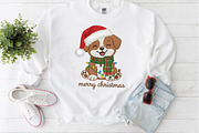 Crochet Christmas Puppy PNG, an Illustration by Craft Nest (Thumbnail 5 of 5)