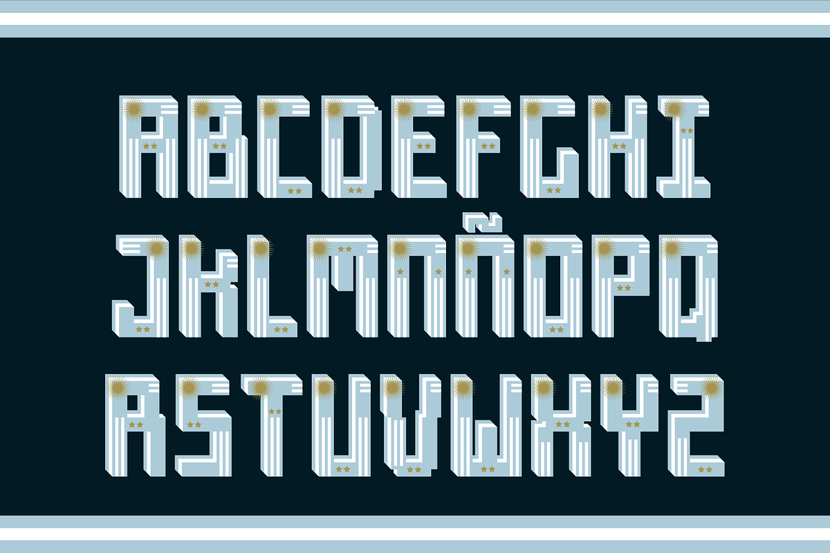 Argentina Font preview 3