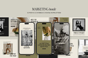 Evania | Canva Marketing Bundle, a Marketing Template by Rare Muse (Thumbnail 1 of 11)