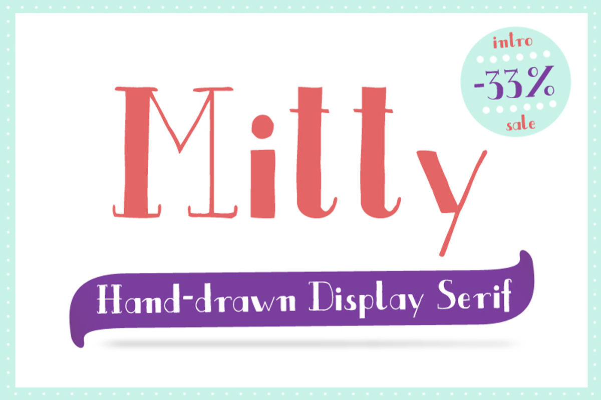 Mitty Hand-drawn Font