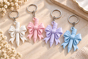 Pencil Bow Keychain STL, an Object 3D Model by Layerology (Thumbnail 2 of 3)