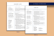 Professional Resume Template Word, a Resume Template by VictoriousVita (Thumbnail 3 of 8)