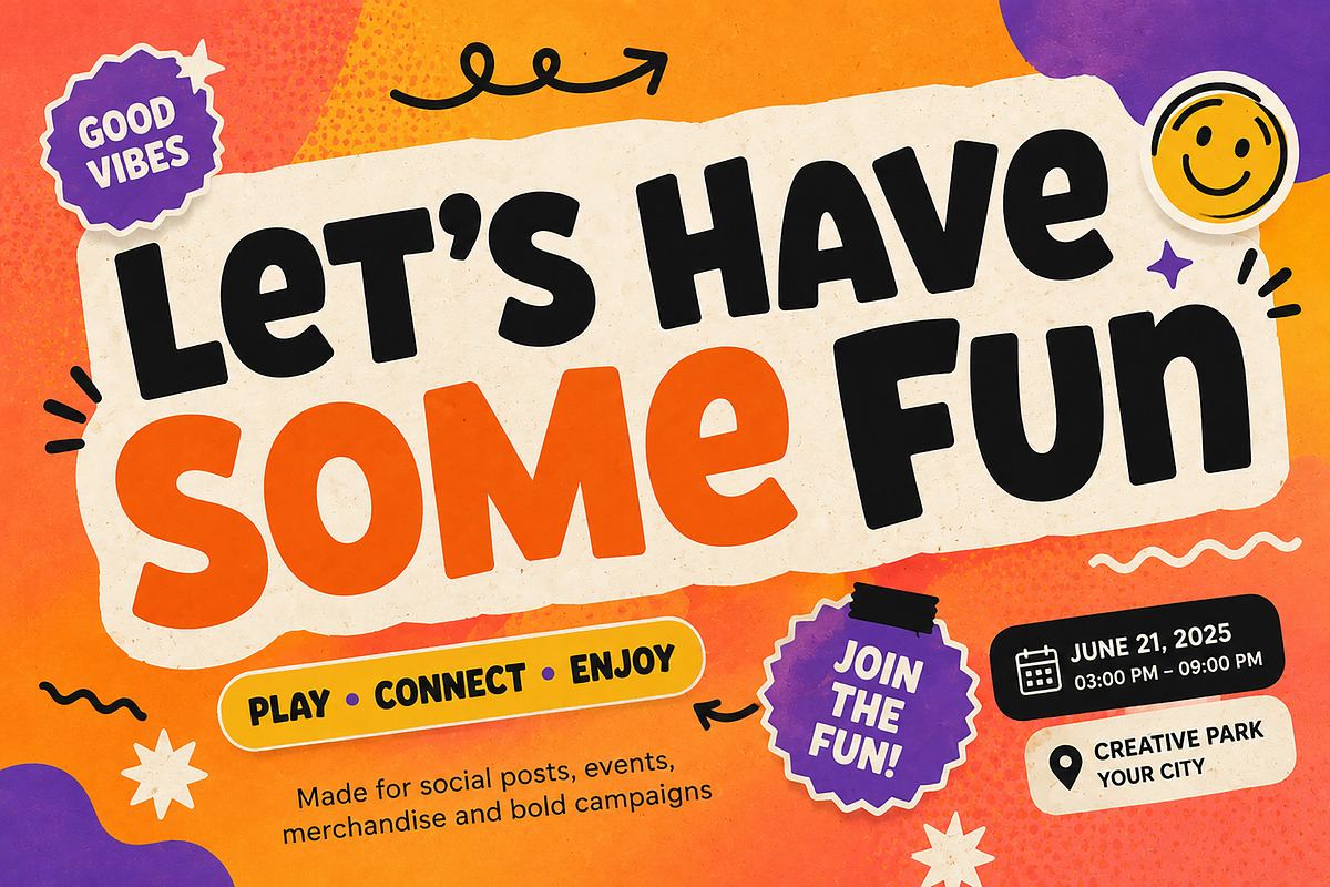 Bounzo – Bold & Playful Display Font, a Slab Serif Font by Wow Magic (Photo 3 of 5)