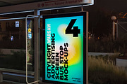 Warsaw Bus Stop Ad Screen Set 2, an Advertising Mockup by Graphic Shelter (Thumbnail 2 of 10)