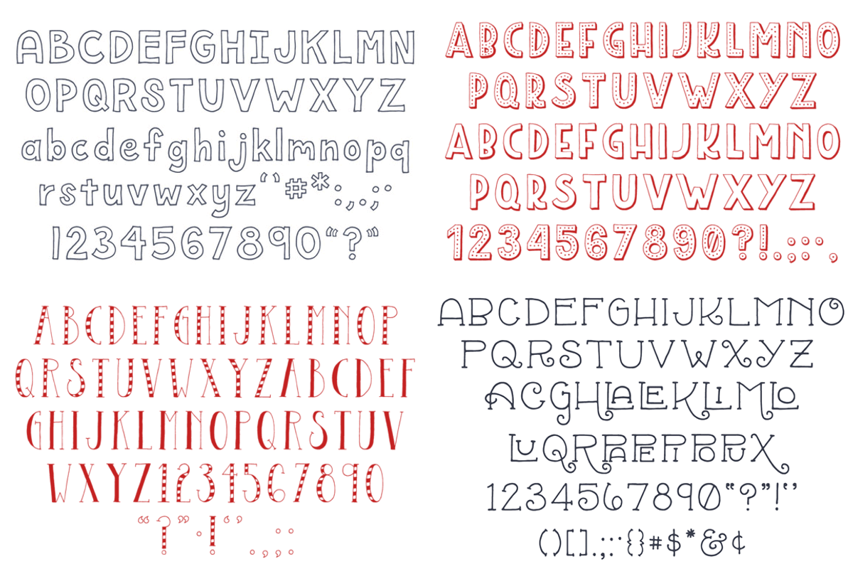 Mini Font Bundle, a Font by Denise Chandler (Photo 9 of 10)