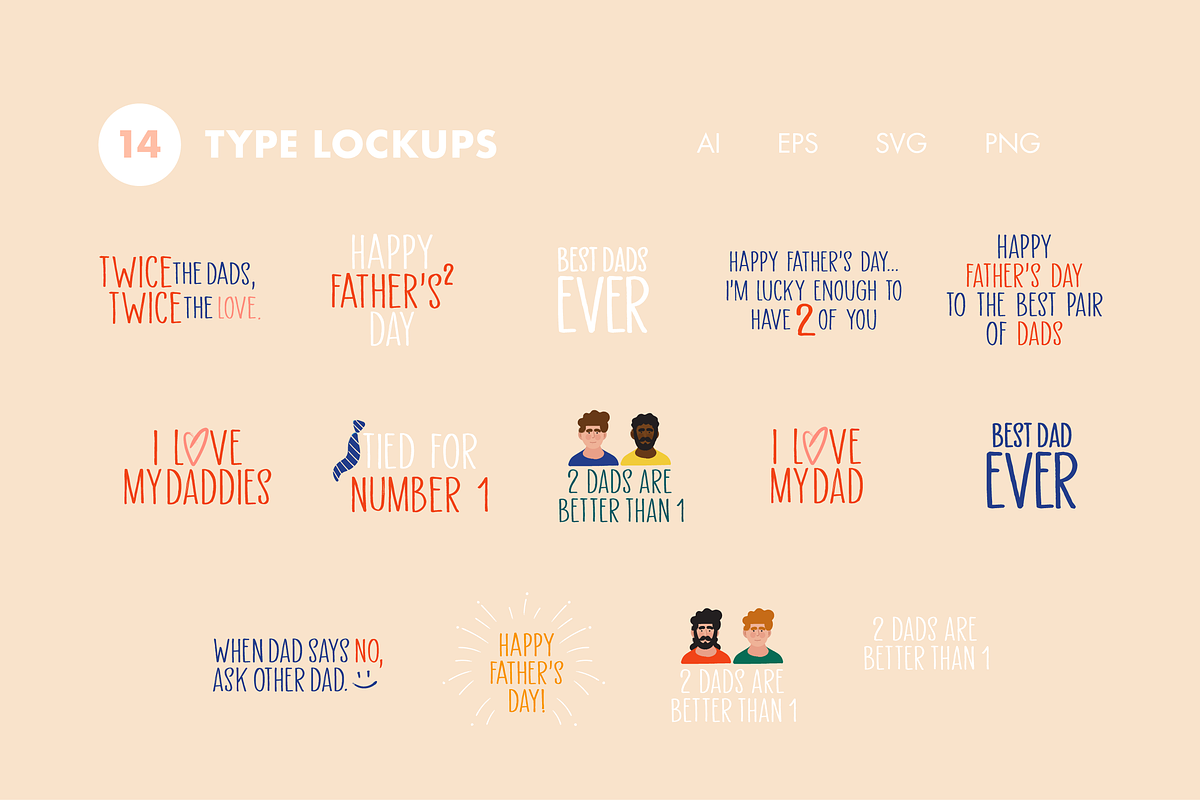 30 Father's Day Icons, an Illustration by Hello Mister Frank (Photo 4 of 5)