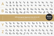 Zerifa – Serif Monogram Font, a Serif Font by Monogram World (Thumbnail 9 of 23)
