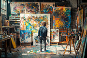 85 Artists in studio, an Arts & Entertainment Photo by Handmadefont (Thumbnail 87 of 88)