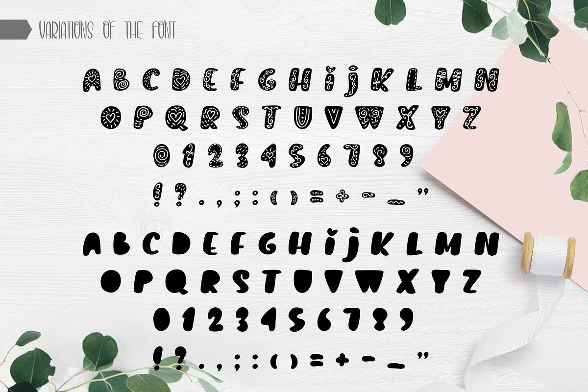 Soft vintage Scandinavian Decor Font preview 5