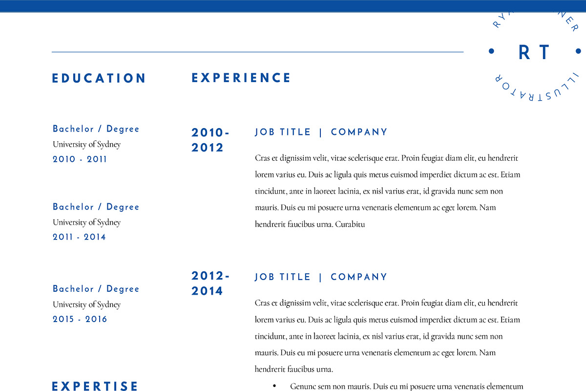 Resume Template 3 Page | CV Template, a Resume Template by The Template Depot (Photo 7 of 7)