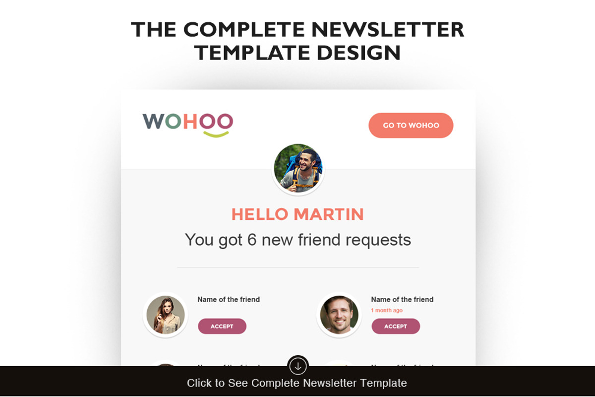 WohooII-Email Notification Template, an Email Template by ZippyPixels (Photo 4 of 4)