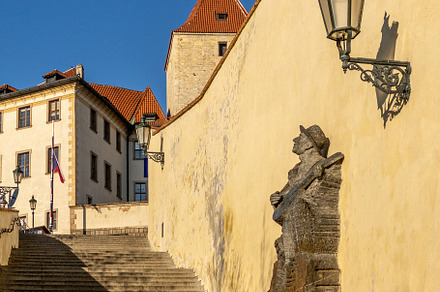 Prague Castle in the spring morning sun, a Holiday Photo by PhotoVision Pavel Rezac