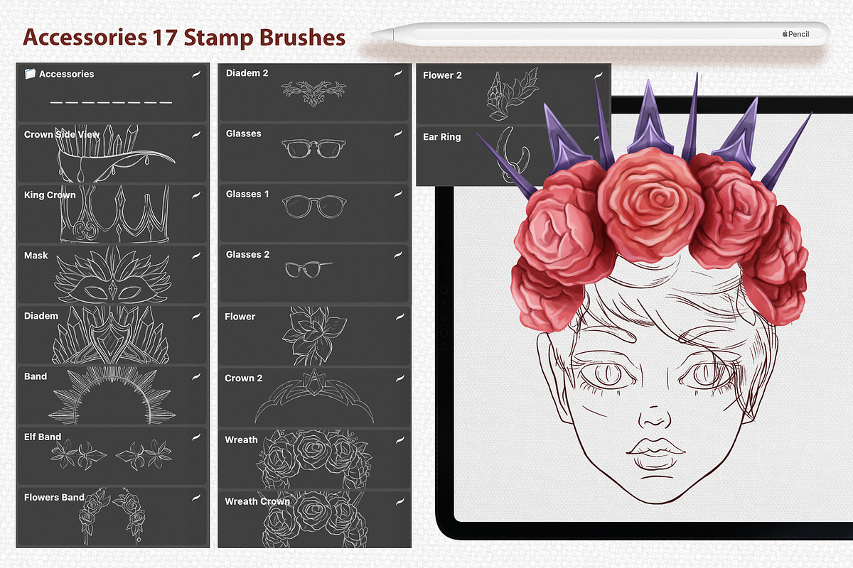 PROCREATE CHARACTER CREATOR TOOLKIT, a Brush Add-On by AlexandraArt (Photo 7 of 13)