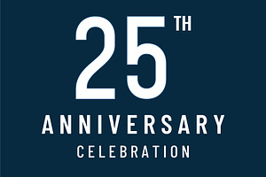 25th Anniversary Celebration Logo, a Branding & Logo Template by LOGOCREATIVE