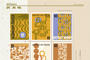 Patterns of letters, numbers, a Pattern Graphic by Collection by VY (Thumbnail 5 of 14)
