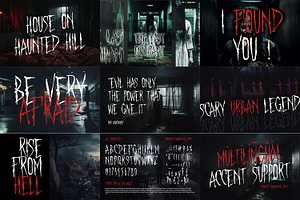 Special Horror Font Bundle