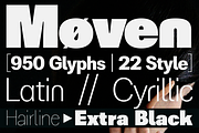 ZT Moven Sans - 22 Fonts & Variable, a Sans Serif Font by zelow type (Thumbnail 1 of 18)