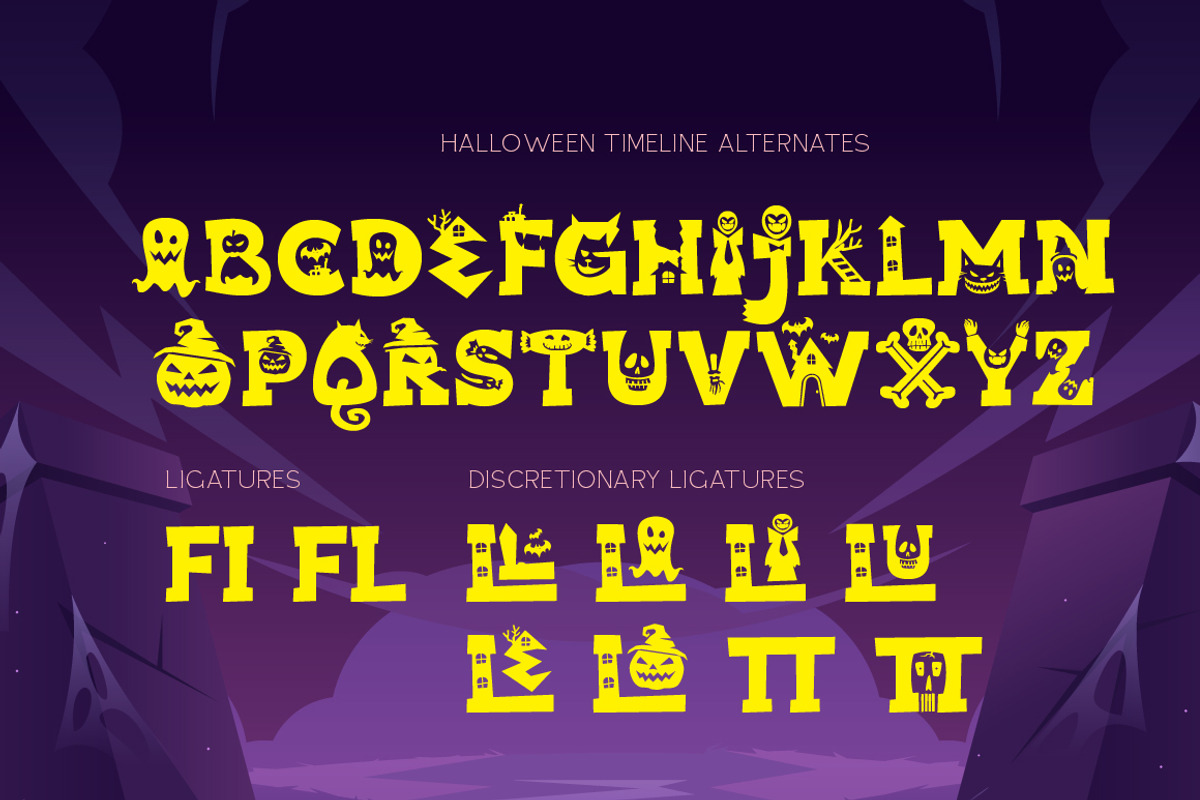 HALLOWEEN TIMELINE, a Serif Font by Olexstudio (Photo 7 of 7)