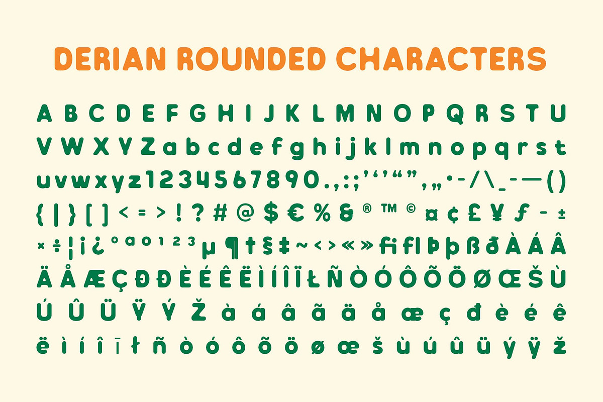 Derian Rounded, a Sans Serif Font by Craft Supply Co. (Photo 8 of 8)