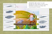 Pencil, Paint & Paper for Procreate, a Brush Add-On by UPROOT (Thumbnail 3 of 9)