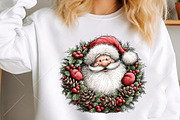 Whimsical Quirky Santa Clipart, a Seasonal Illustration by Canvas Craft (Thumbnail 5 of 10)