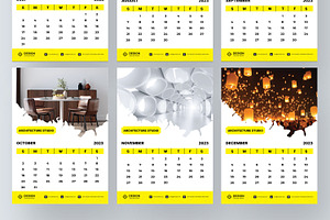 Digital Calendar Design Template