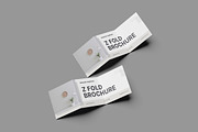 Square Z Fold Brochure Mockup, an Advertising Mockup by YurnalisPerix (Thumbnail 2 of 5)