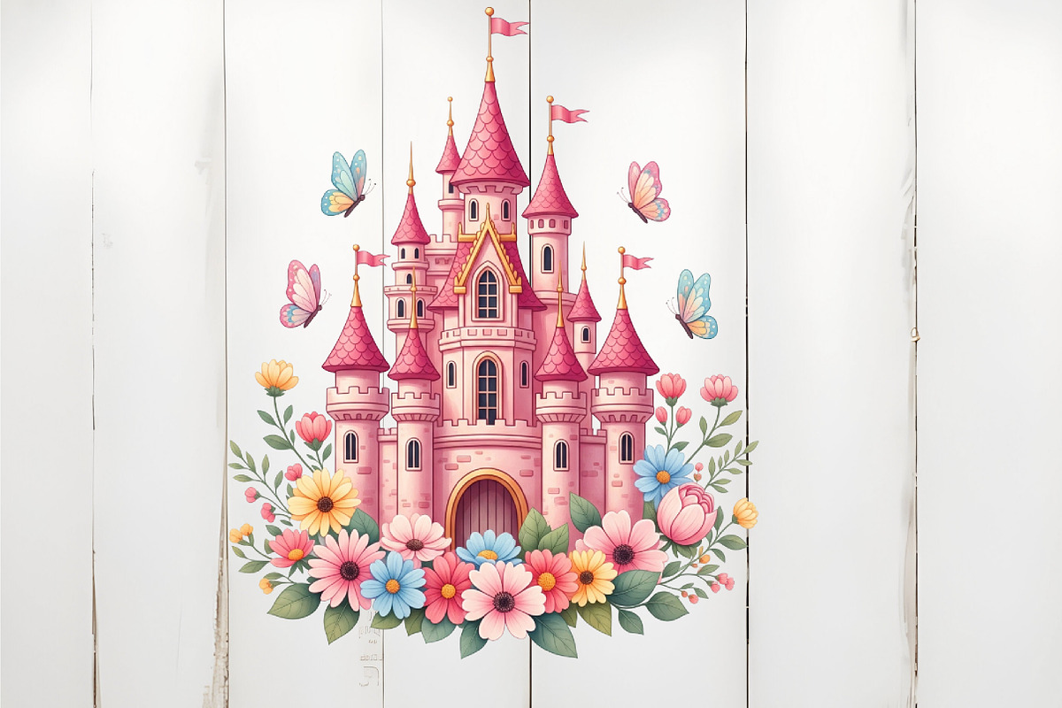 Fairy Tale Princess Clipart, an Illustration by Watercolor design (Photo 5 of 6)