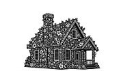Cute House Silhouette Bundle, an Illustration by Designs_River (Thumbnail 10 of 31)