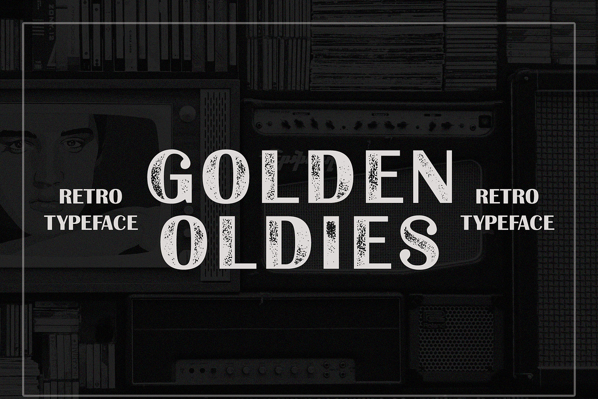 Rendora - Vintage Stamp Sans Serif, a Sans Serif Font by GlitzyGrapix (Photo 7 of 12)