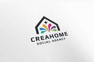 Crea Smart Ideas Home Logo, a Branding & Logo Template by Design_Planet