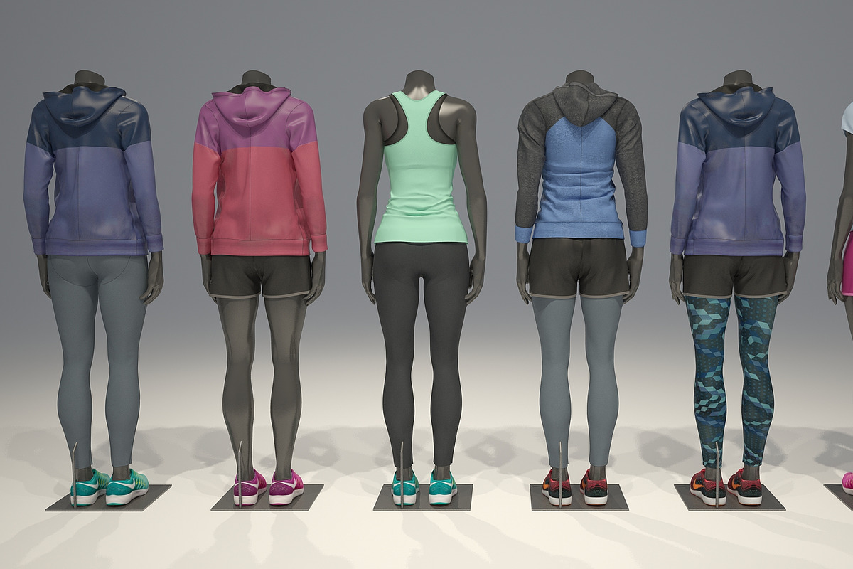 Female mannequin pack 1, a Characters & Person 3D Model by mrGarret (Photo 5 of 22)