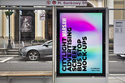 Warsaw Citylight Ad Bus Stop 8 v2, an Advertising Mockup by Graphic Shelter (Thumbnail 4 of 5)