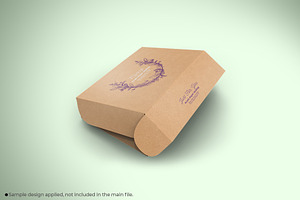 Kraft Paper Mailing Box Mockup