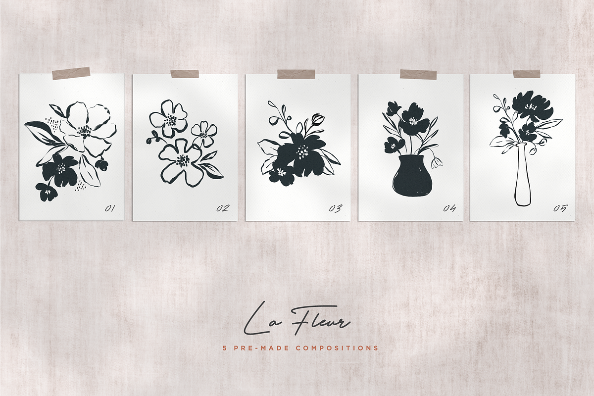 La Fleur - Modern Botanicals, an Illustration by Opal Creative (Photo 3 of 9)