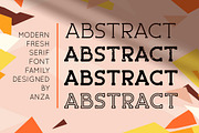 ABSTRACT - Fresh Serif Font Family, a Serif Font by Anna Zakharchenko (Thumbnail 1 of 8)