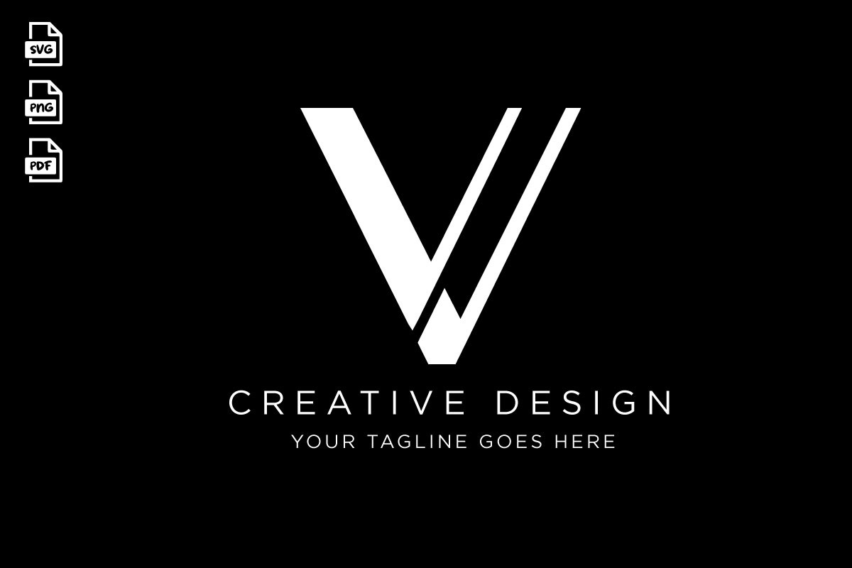 Minimal Letter VV Logo Design, a Branding & Logo Template by SaaDesigns