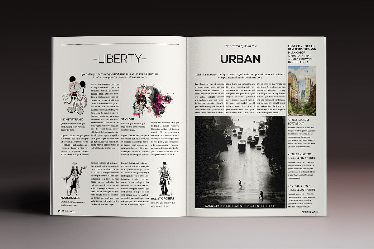 Design Magazine, a Magazine Template by Luuqas Design (Photo 9 of 12)