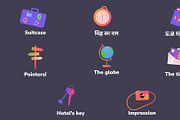 Travel Icons And Titles for DaVinci, a Templates & Theme by 2dfx (Thumbnail 1 of 2)