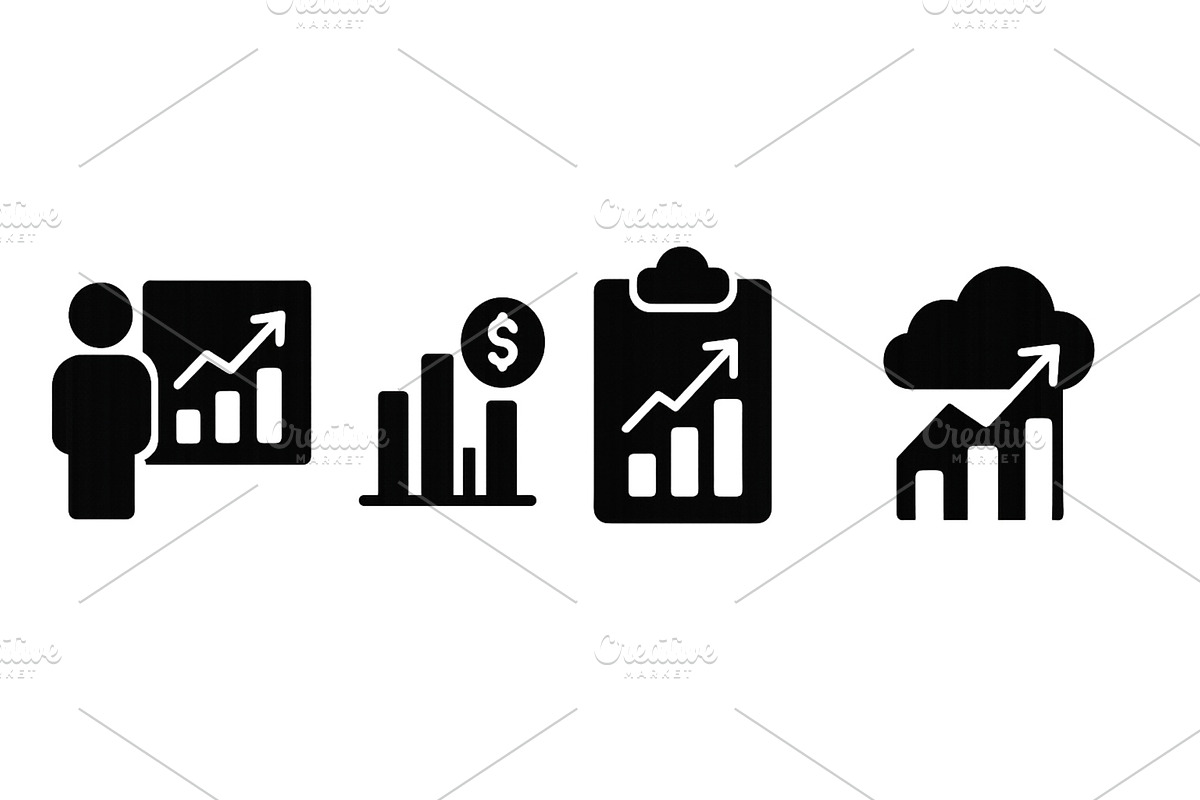 Set of web icons representing, a Person Illustration by ZinetroN