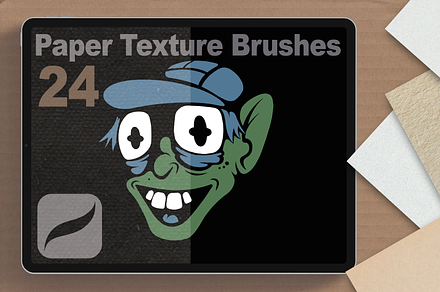 Paper Texture Brushes for Procreate