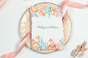 Watercolor Mermaid Collection, an Animal Illustration by MayaNavits (Thumbnail 2 of 15)