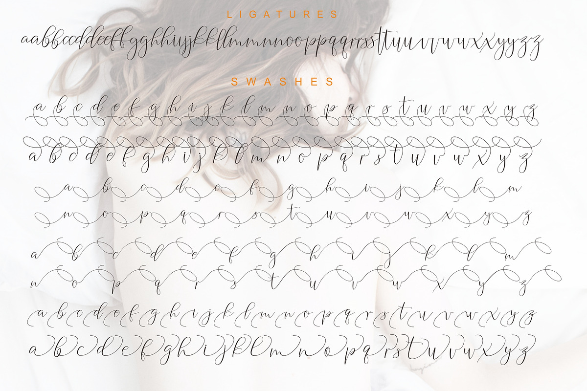 Agelysha Script, a Script Font by Nowlystudios (Photo 10 of 10)