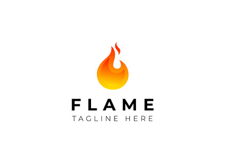 Fire Flames Logo Design preview 4