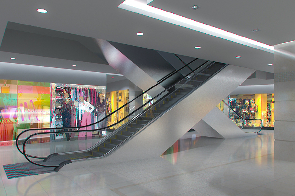 Escalator HD 3D model, an Architecture 3D Model by Zver (Photo 4 of 4)
