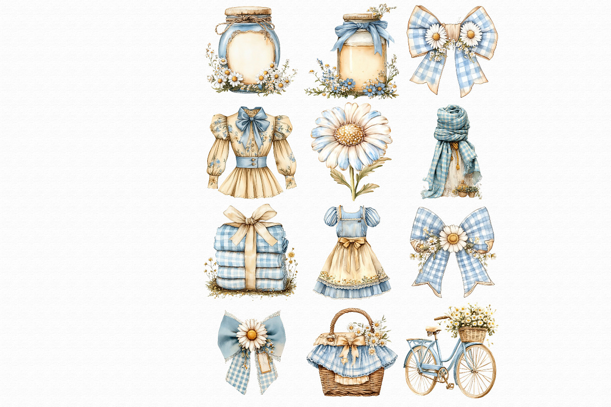 Watercolor Cottage Clipart, an Illustration by Libby Wishes (Photo 6 of 6)