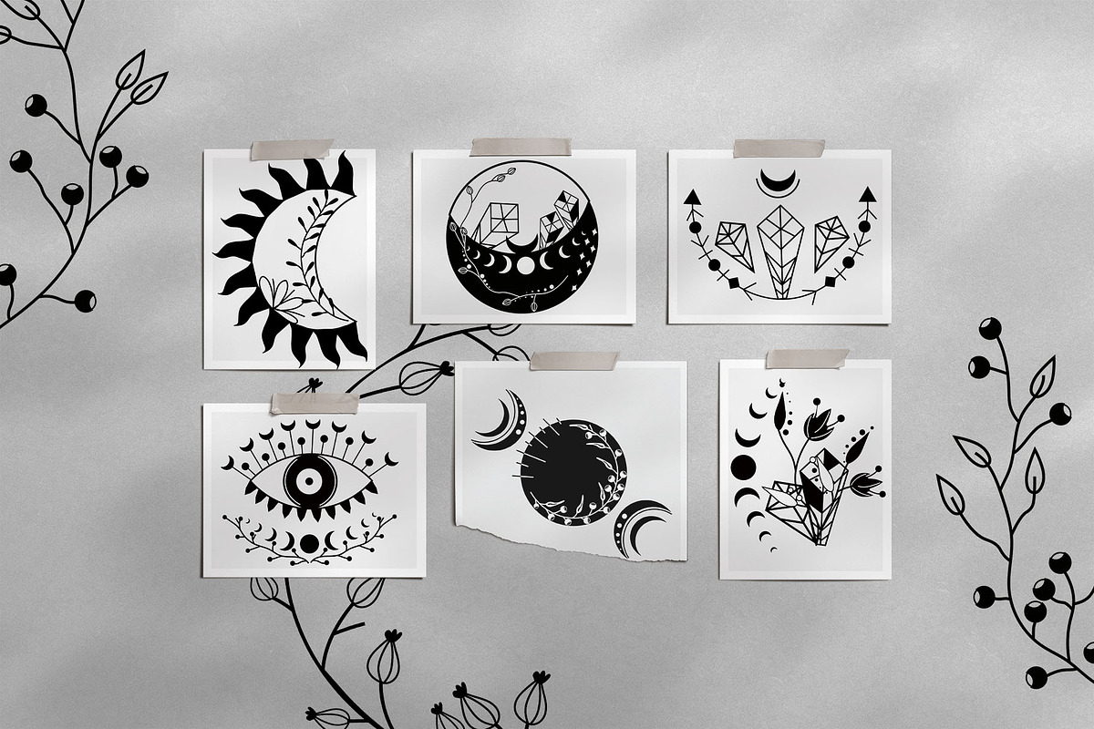 CELESTIAL MOON, MAGIC LUNAR, an Illustration by Usis (Photo 9 of 26)