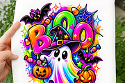 Colorful Cute Halloween Clipart PNG, a Seasonal Illustration by Coco Bloom (Thumbnail 3 of 3)