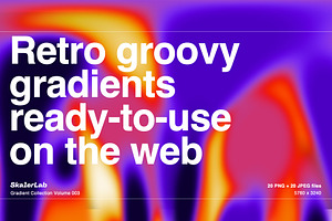 Retro Groovy Gradients Vol 3